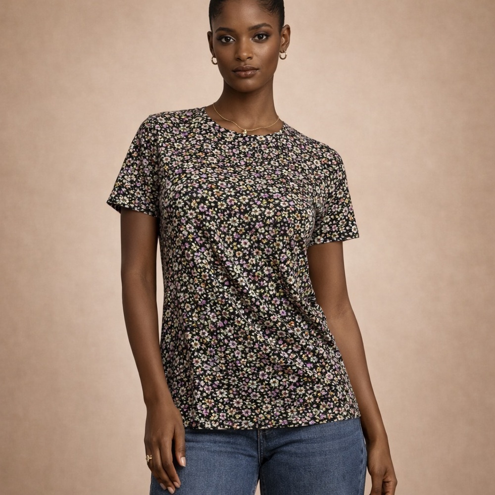 Old Navy Floral Ditsy Top Size M | Cottagecore Soft Girl Vibe